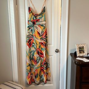 Tropical maxi dress